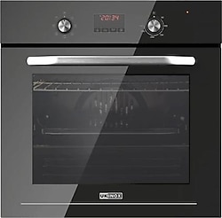 Ukinox Nova 6+1 Turbo Siyah Ankastre Fırın