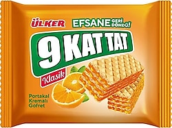 Ülker 9 Kat Tat Portakal Kremalı Gofret 39 gr