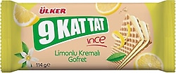 Ülker 9 Kat Tat İnce Limonlu Gofret 114 gr
