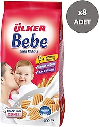 Ülker Bebe Bisküvisi 400 gr 8 Adet