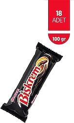 Ülker Biskrem Kakaolu Bisküvi 100 gr 18'li
