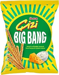 Ülker Çizi Big Bang Ranch ve Cheddar Aromalı Kraker 50 gr
