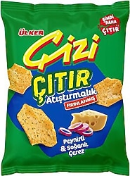 Ülker Çizi Çıtır Peynir ve Soğan Aromalı Kraker 50 gr