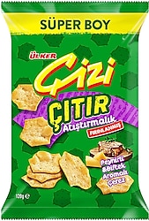 Ülker Çizi Çıtır Peynirli ve Biftekli Süper Boy Kraker 120 gr