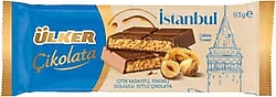 Ülker İstanbul Fındıklı Çıtır Kadayıflı Fındıklı Sütlü Çikolata 93 gr