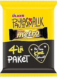 Ülker Metro 36 gr 4'lü Bar Çikolata