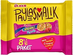 Ülker Rondo Çilek Kremalı Bisküvi 8x61 gr