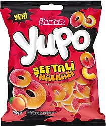 Ülker Yupo Jelly Şeftali Halkası 70 gr