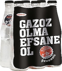 Uludağ Efsane Şekersiz 250 ml 6 Adet Gazoz