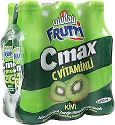 Uludağ Frutti C Max Kivi Aromalı Maden Suyu 6x200 ml