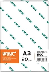 Umur A3 90 gr 500 Yaprak Gramajlı Fotokopi Kağıdı