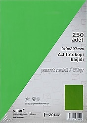 Umur A4 80 gr 250 Yaprak Renkli Fotokopi Kağıdı