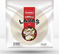 Unabella Sade 25 cm 10'lu Tortilla Lavaş