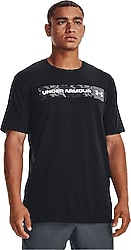 Under Armour Camo Chest Stripe 1376830 Kısa Kollu Bisiklet Yaka Erkek Tişört
