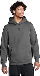 Under Armour Curry Splash 1387096-025 Kapüşonlu Gri Erkek Sweatshirt
