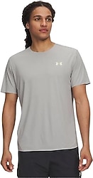 Under Armour Explor Trail Run 6012337 Kısa Kollu Bisiklet Yaka Erkek Tişört