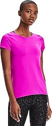 Under Armour HeatGear 1328964 Kısa Kollu Bisiklet Yaka Kadın Tişört