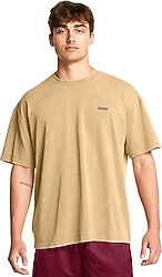 Under Armour Heavyweight Oversized Logo Wash 1389147 Kısa Kollu Erkek Tişört