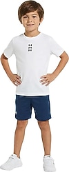 Under Armour Hoops Triple Logo 6012660 Kısa Kollu Bisiklet Yaka Çocuk Tişört