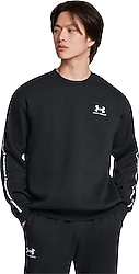 Under Armour Icon Fleece Crew Taping 1389357-001 Siyah Erkek Sweatshirt