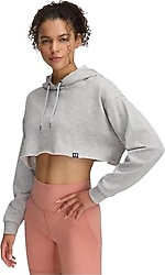 Under Armour Icon Terry 1389640 Kapüşonlu Crop Sweatshirt