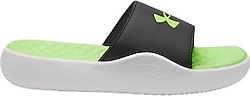 Under Armour Ignite Pro 8 Fix 6010383-003 Siyah-Yeşil Erkek Terlik