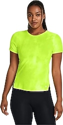 Under Armour Launch Elite 1383365 Kısa Kollu Bisiklet Yaka Kadın Tişört