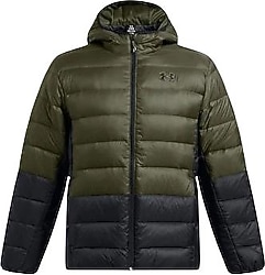 Under Armour Legend Down 1385837-390 Kapüşonlu Haki Erkek Şişme Mont