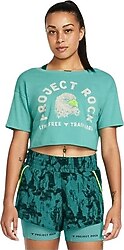Under Armour Project Rock Balance Graphic 1383420 Kısa Kollu Crop Tişört