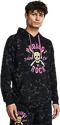 Under Armour Project Rock Rival Terry 1383289 Kapüşonlu Erkek Sweatshirt