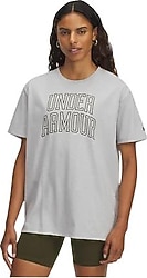 Under Armour Rival Campus 6007883 Kısa Kollu Bisiklet Yaka Kadın Tişört
