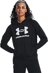 Under Armour Rival Fleece Big Logo HD 1379501 Kapüşonlu Kadın Sweatshirt
