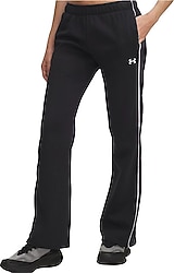 Under Armour Rival Fleece Piped 6003711-003 Siyah Kadın Eşofman Altı