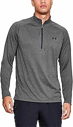 Under Armour Tech 2.0 1328495-090 Yarım Fermuarlı Gri Erkek Sweatshirt