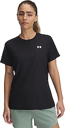 Under Armour Tech Rib 1389852 Kısa Kollu Bisiklet Yaka Kadın Tişört