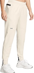 Under Armour Terry Unstoppable 1376926-110 Beyaz Kadın Eşofman Altı