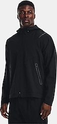 Under Armour Unstoppable 1370494-001 Kapüşonlu Siyah Erkek Mont