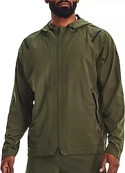 Under Armour Unstoppable 1370494-390 Kapüşonlu Yeşil Erkek Mont