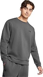 Under Armour Unstoppable 1389351-025 Bisiklet Yaka Gri Erkek Sweatshirt