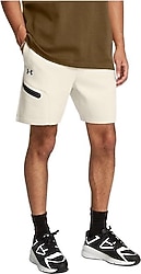 Under Armour Unstoppable Fleece 1379809-110 Kırık Beyaz Erkek Şort