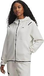 Under Armour Unstoppable Fleece 1379842-010 Beyaz Kadın Eşofman Üstü