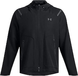 Under Armour Unstoppable LC 1389354-001 Kapüşonlu Siyah Erkek Mont