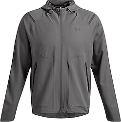 Under Armour Unstoppable LC 1389354-025 Kapüşonlu Gri Erkek Mont
