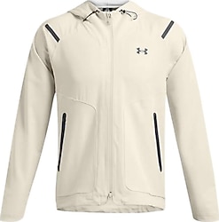 Under Armour Unstoppable LC 1389354-110 Kapüşonlu Beyaz Erkek Mont