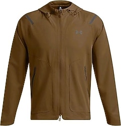 Under Armour Unstoppable LC 1389354-498 Kapüşonlu Kahverengi Erkek Mont