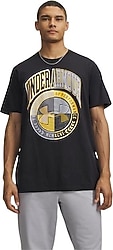 Under Armour Varsity Crest 6009249 Kısa Kollu Bisiklet Yaka Erkek Tişört