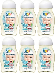 Uni Baby Saç ve Vücut Şampuanı 200 ml 6 Adet