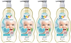 Uni Baby Saç ve Vücut Şampuanı 700 ml 4 Adet