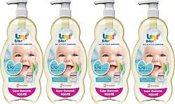 Uni Baby Saç ve Vücut Şampuanı 900 ml 4 Adet