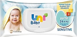 Uni Baby Aktif Sensitive 52 Yaprak Islak Mendil